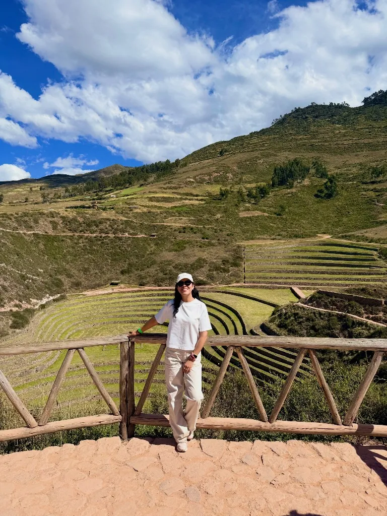 Vista de las terrazas circulares de Moray