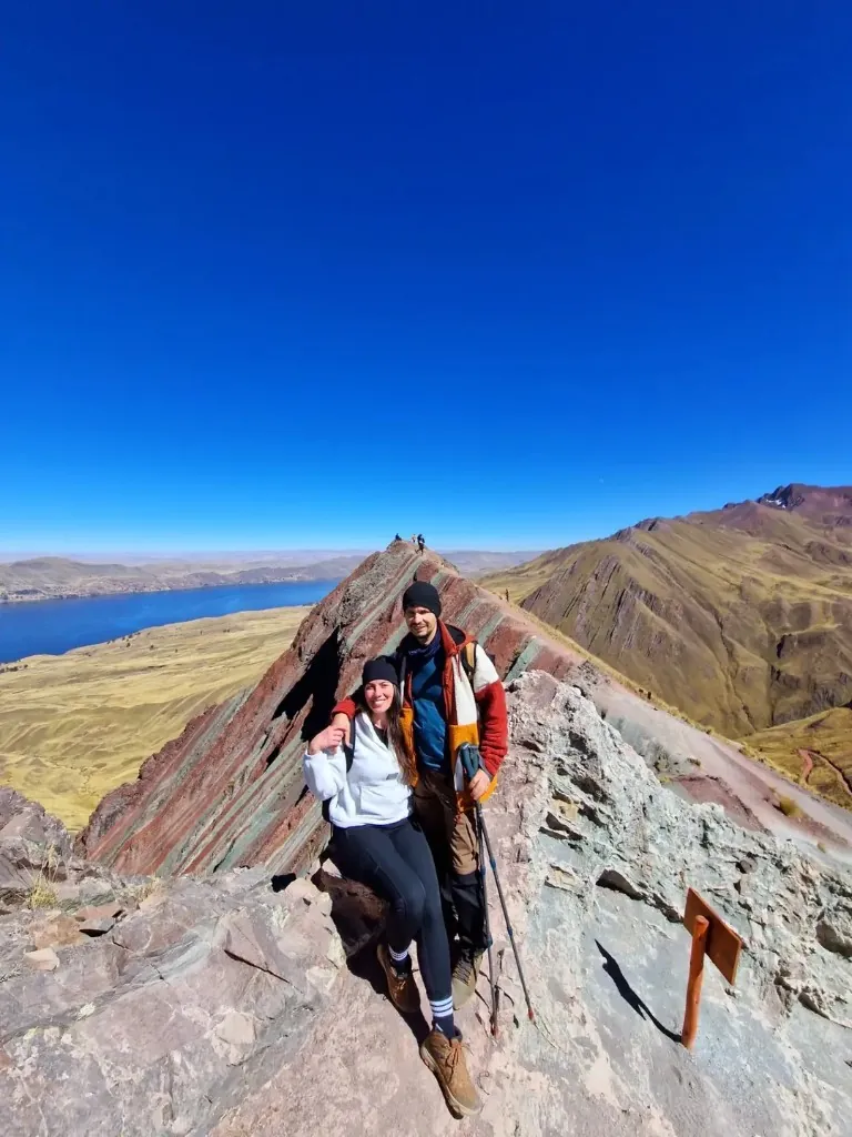 Mirador de Pallay Punchu con la laguna Langui-Layo