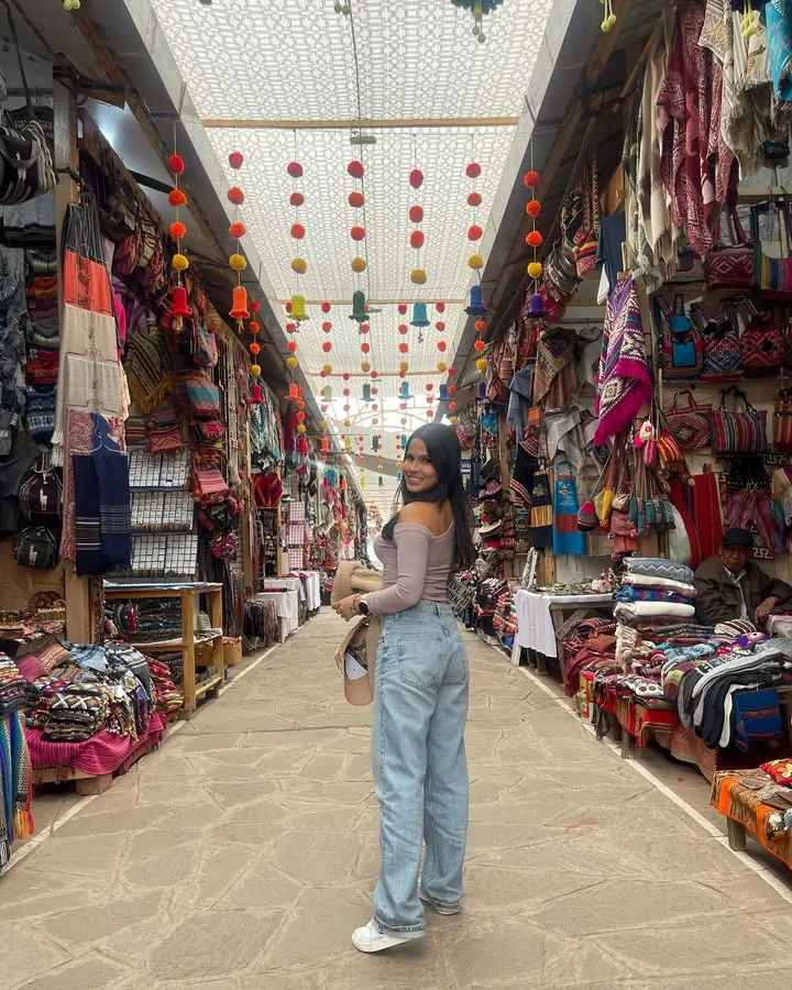 Pisaq craft market in the Sacred Valley
