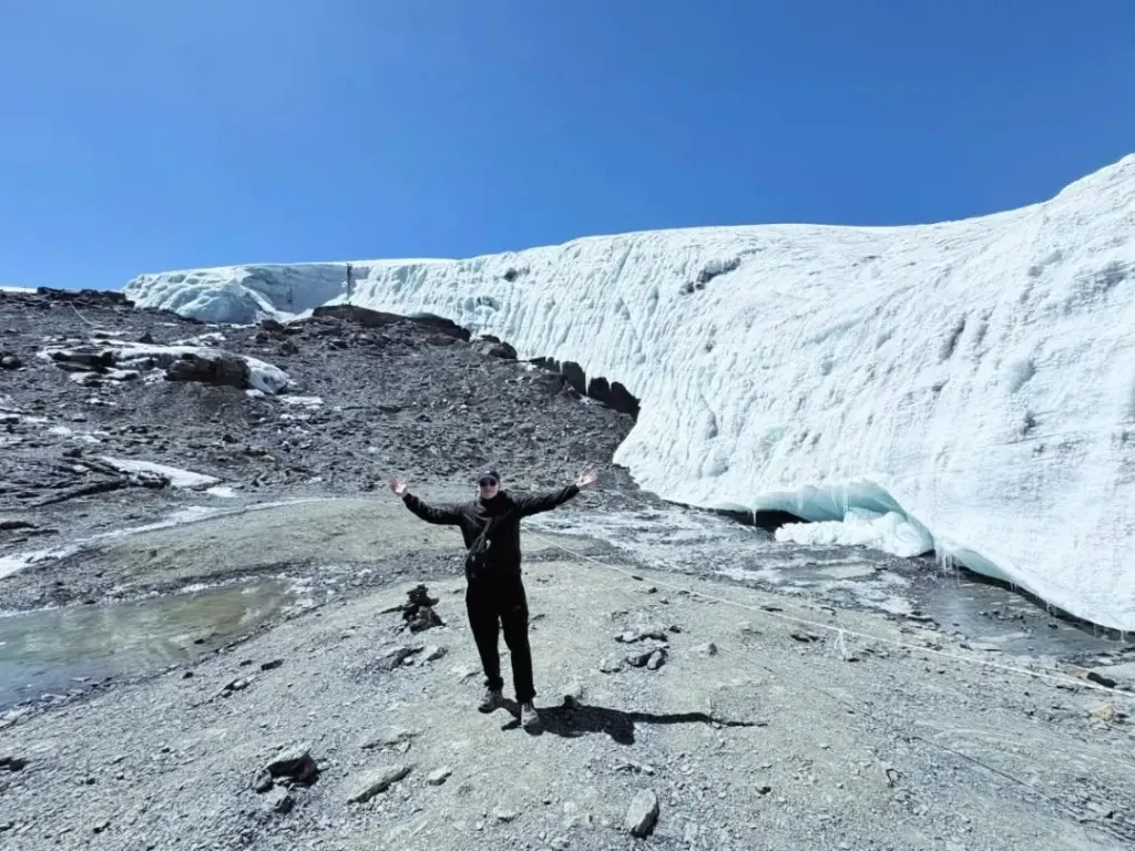 Visit to the Quelccaya glacier at Phinaya